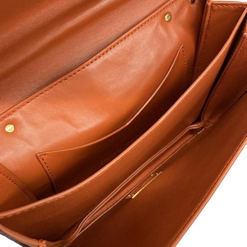 Bottega Veneta Handbag Mount Brown Leather