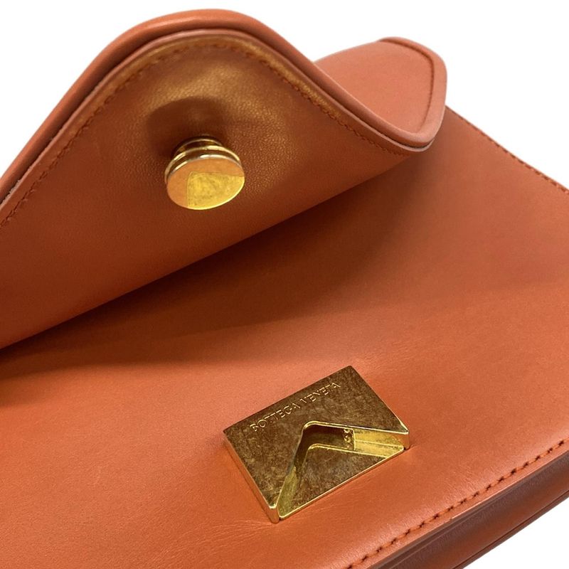 Bottega Veneta Handbag Mount Brown Leather