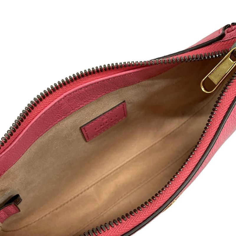 Gucci Handbag Aphrodite 739076 Pink Mini Bag Leather