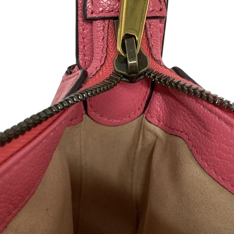 Gucci Handbag Aphrodite 739076 Pink Mini Bag Leather