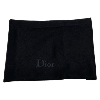 DIOR Christian Dior Shoulder Bag Saddle Bag Black Mini Bag Leather