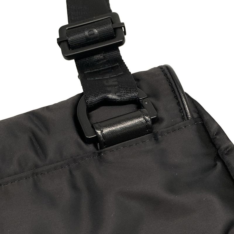 DIOR Christian Dior Shoulder Bag Saddle Bag Black Mini Bag Leather