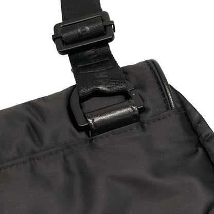 DIOR Christian Dior Shoulder Bag Saddle Bag Black Mini Bag Leather