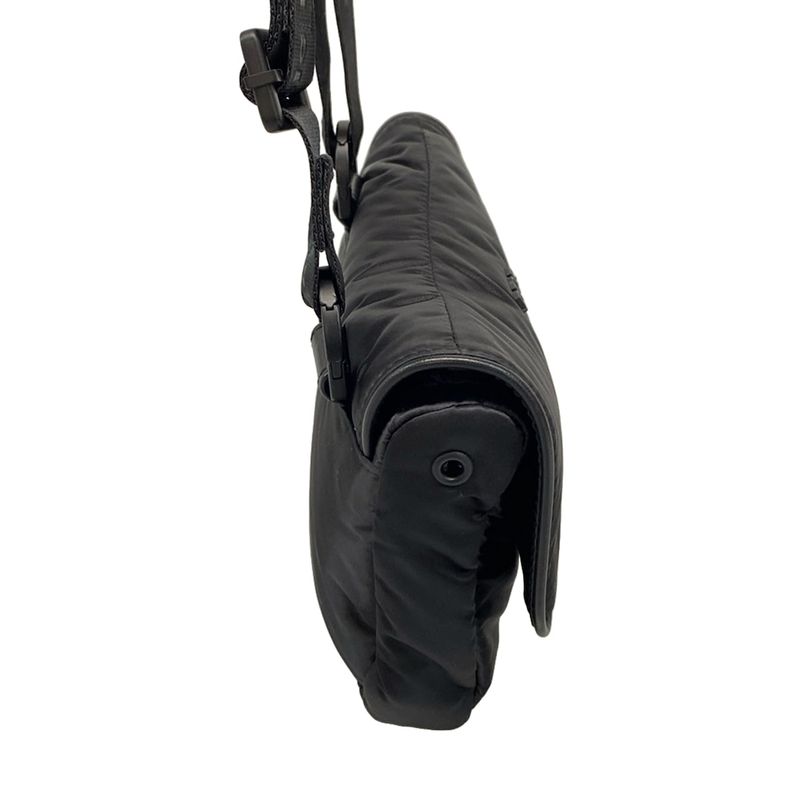 DIOR Christian Dior Shoulder Bag Saddle Bag Black Mini Bag Leather