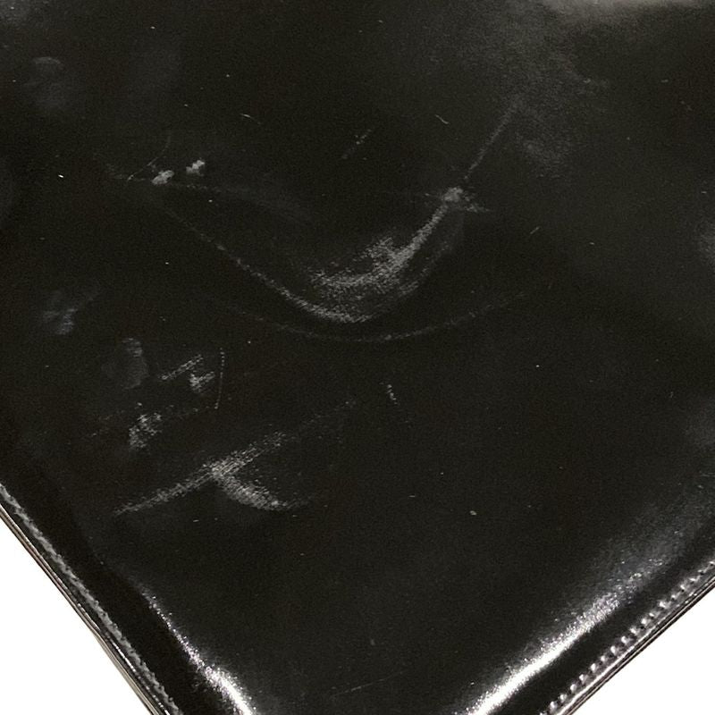 Chanel Handbag - Black Coco Mark Chain Handle Silver Hardware Leather