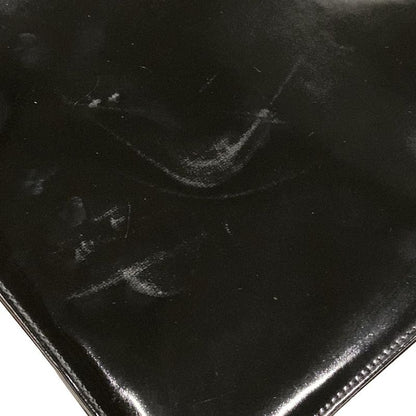 Chanel Handbag - Black Coco Mark Chain Handle Silver Hardware Leather