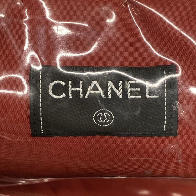 Chanel Handbag Old Travel Line Black And White Silver Hardware