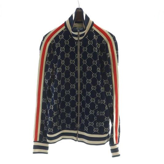Gucci GG Jacquard Cotton Jacket Track Jacket 496919 X9v05 Long Sleeves Zip Up