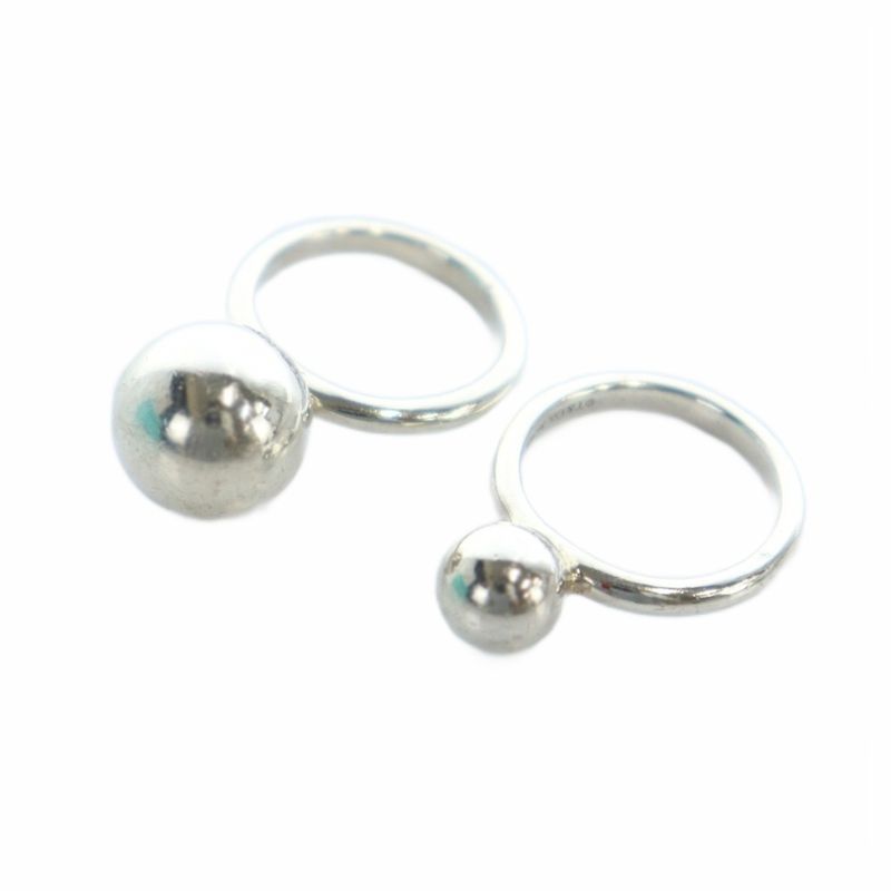 Tiffany & Co Tiffany & CO Hardware Ball Ring Set Of 2 Rings Accessories Sv925