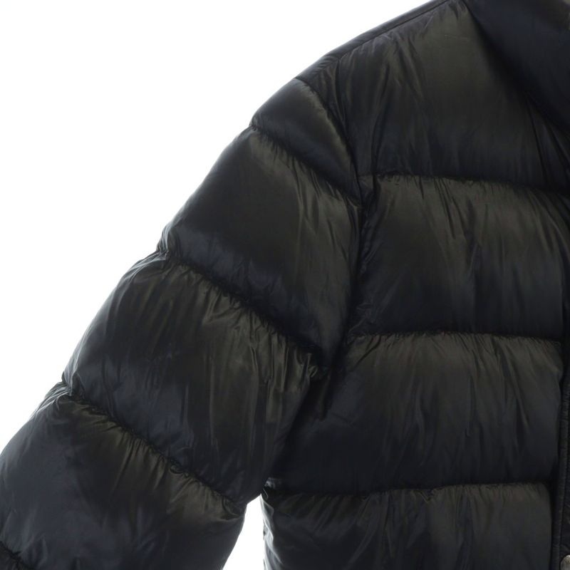 Prada Sgj258 Down Jacket Zip Up Triangle Plate Logo 46 M Black - GY18 MQ