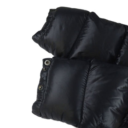 Prada Sgj258 Down Jacket Zip Up Triangle Plate Logo 46 M Black - GY18 MQ