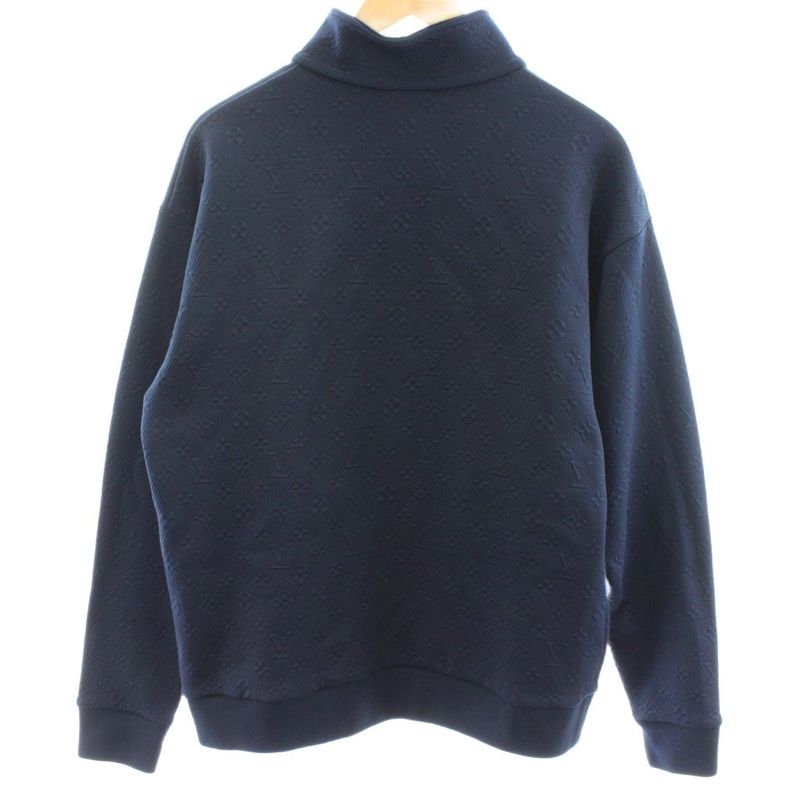 Louis Vuitton 22AW Monogram Jacquard Full Zip Track Over Jacket Rm222q XHM