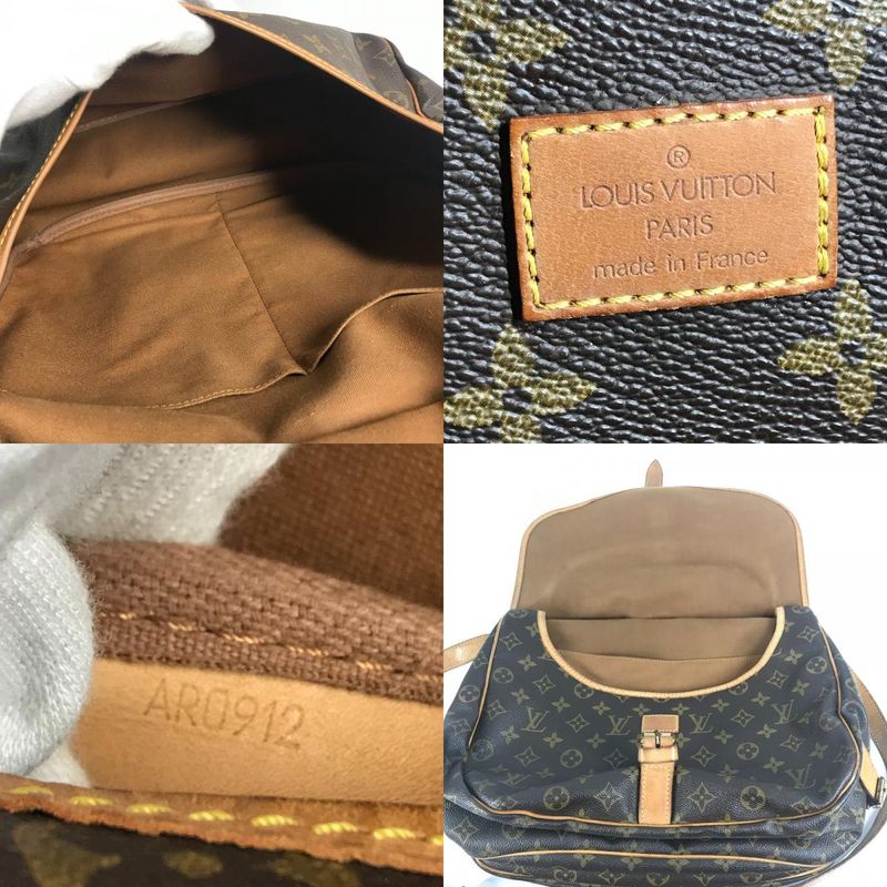 Louis Vuitton Shoulder Bag Saumur GM Saumur GM M40662 Monogram Canvas Brown