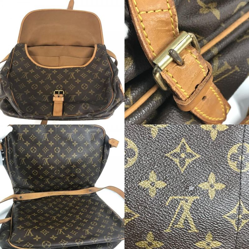 Louis Vuitton Shoulder Bag Saumur GM Saumur GM M40662 Monogram Canvas Brown