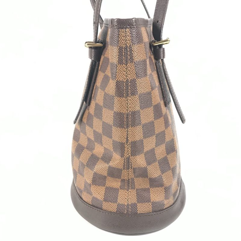 Louis Vuitton Shoulder Bag Marais With Pouch N42240 Damier Canvas Ebène Brown
