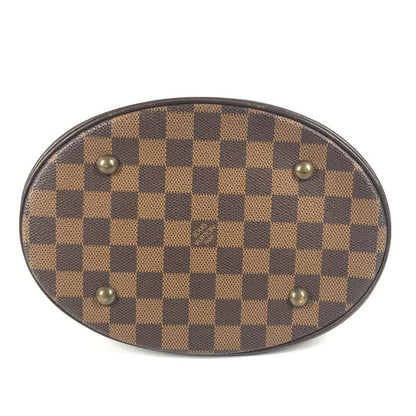 Louis Vuitton Shoulder Bag Marais With Pouch N42240 Damier Canvas Ebène Brown