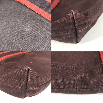 Hermes Handbag Fourre Tout Cabas Cotton Brown