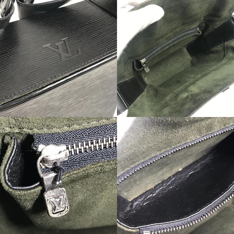 Louis Vuitton Shoulder Bag Sac Sou M80161 Epi Leather Noir Black