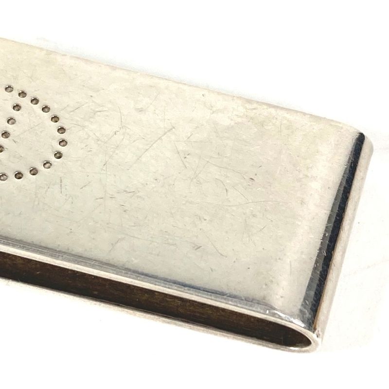 Hermes Money Clip Eclipse Ribbon Sv925 Silver