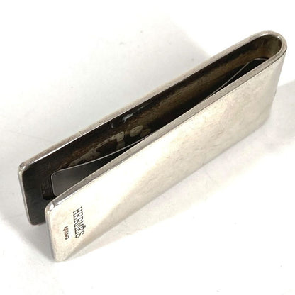 Hermes Money Clip Eclipse Ribbon Sv925 Silver