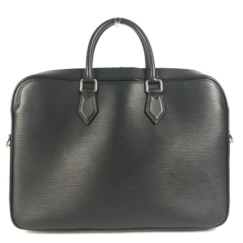 Louis Vuitton Business Bag Dandy Briefcase MM M54404 Epi Leather Noir Black