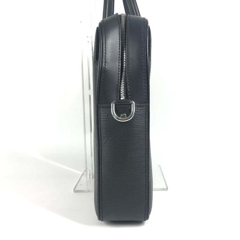 Louis Vuitton Business Bag Dandy Briefcase MM M54404 Epi Leather Noir Black