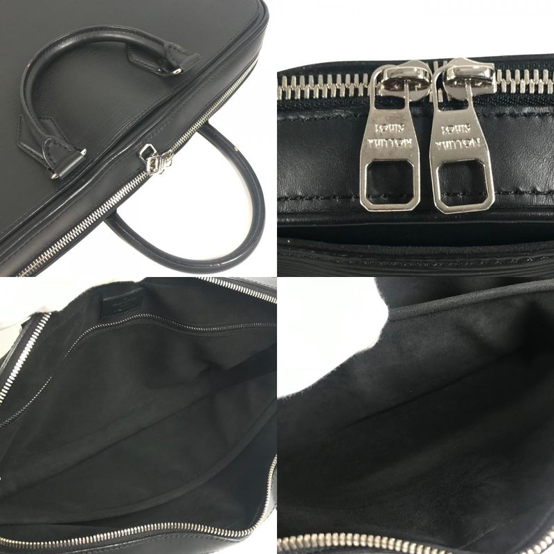 Louis Vuitton Business Bag Dandy Briefcase MM M54404 Epi Leather Noir Black