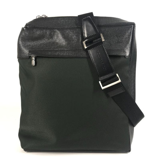 Louis Vuitton Shoulder Bag Beluga M30912 Taiga Leather Khaki