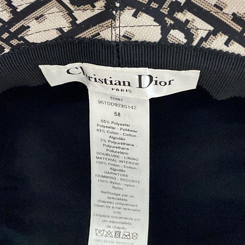 Dior Christian Dior Hat 58 Teddy-d Bob Hat 95tdd923g142 Red And Black Trotter