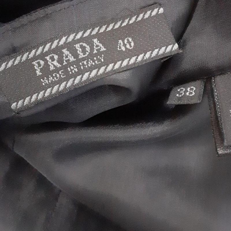 Prada Skirt Suit Women - Dark Navy Shoulder Pads