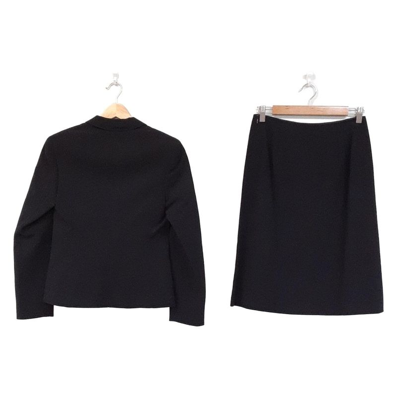 Prada Skirt Suit Women - Dark Navy Shoulder Pads