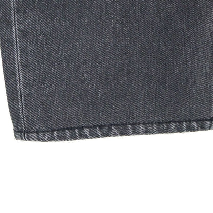 Celine M RE 002 Button Fly Black Denim Pants Jeans