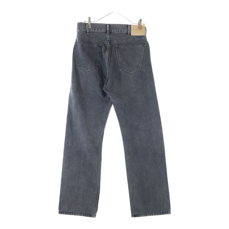 Celine M RE 002 Button Fly Black Denim Pants Jeans