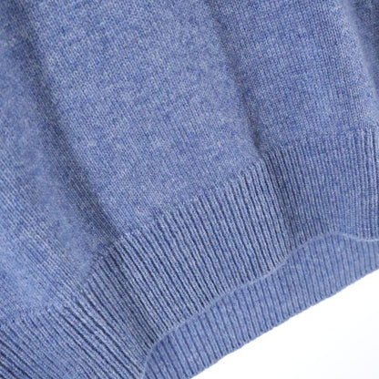 Celine V-neck Cashmere Knit Sweater Blue 3zd6207