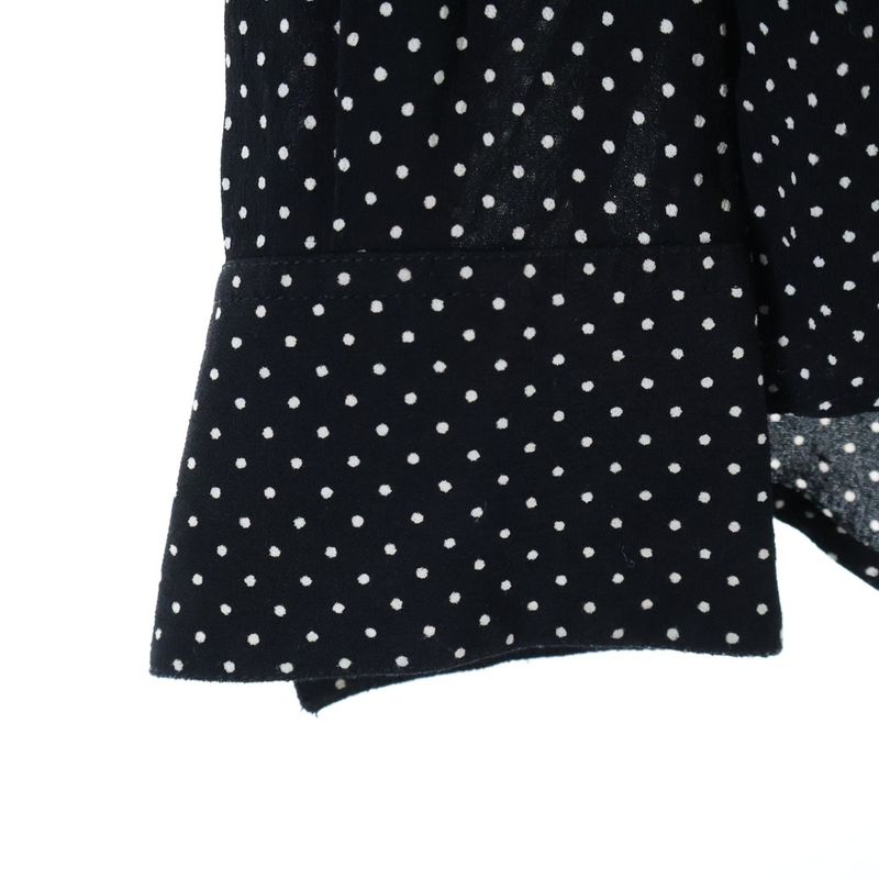 Celine Classic Shirt IN DOT Printed Viscose Dotted Classic Viscose Long Sleeve
