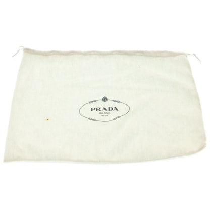 Prada Tessuto Shoulder Bag Shoulder Pochette Black Nylon Silver Hardware