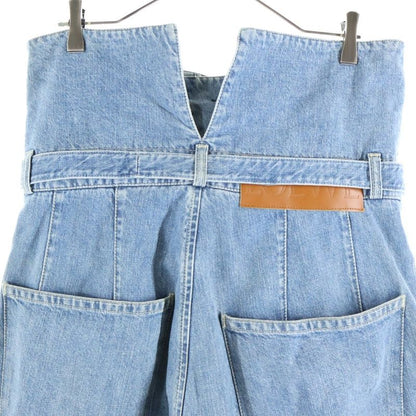 Loewe High Waisted Belted Wide Denim Pants Indigo H2282260ib