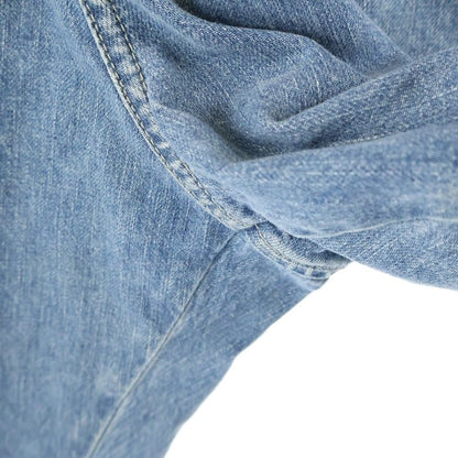 Loewe High Waisted Belted Wide Denim Pants Indigo H2282260ib