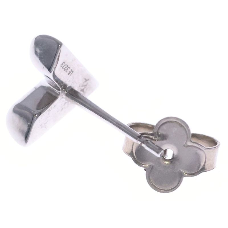 Louis Vuitton Essential V Earrings Metal Silver M63208 Accessory