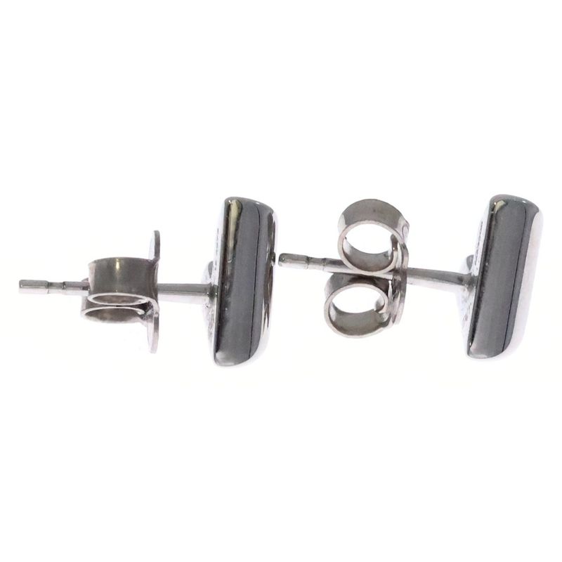 Louis Vuitton Essential V Earrings Metal Silver M63208 Accessory