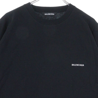 Balenciaga Front Logo Print Short-sleeved T-shirt Cut And Sewn 613968-tyk28