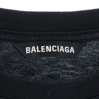 Balenciaga Front Logo Print Short-sleeved T-shirt Cut And Sewn 613968-tyk28