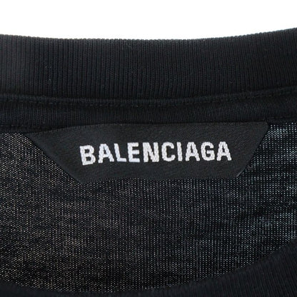 Balenciaga Front Logo Print Short-sleeved T-shirt Cut And Sewn 613968-tyk28
