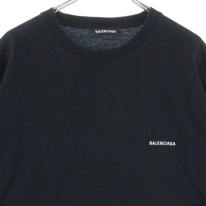Balenciaga Front Logo Print Short-sleeved T-shirt Cut And Sewn 613968-tyk28
