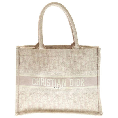 Christian Dior BOOK TOTE Book Tote Medium Oblique Canvas Hand Tote Bag Pink
