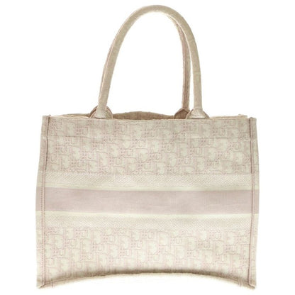 Christian Dior BOOK TOTE Book Tote Medium Oblique Canvas Hand Tote Bag Pink