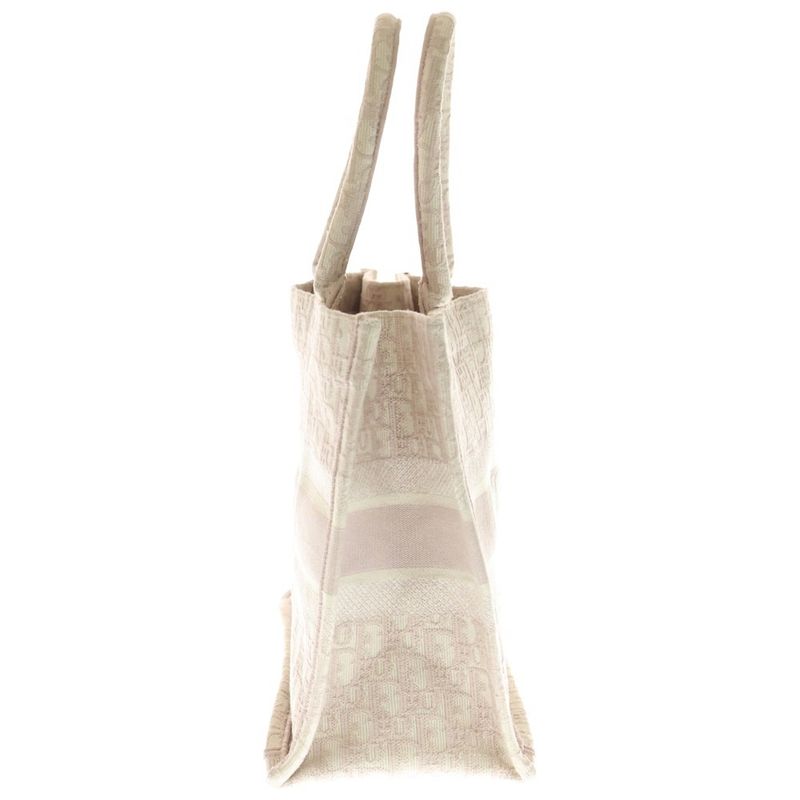 Christian Dior BOOK TOTE Book Tote Medium Oblique Canvas Hand Tote Bag Pink