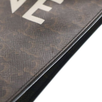 Celine Vertical Cabas Small Triomphe Logo PVC Leather 2WAY Hand Shoulder Bag