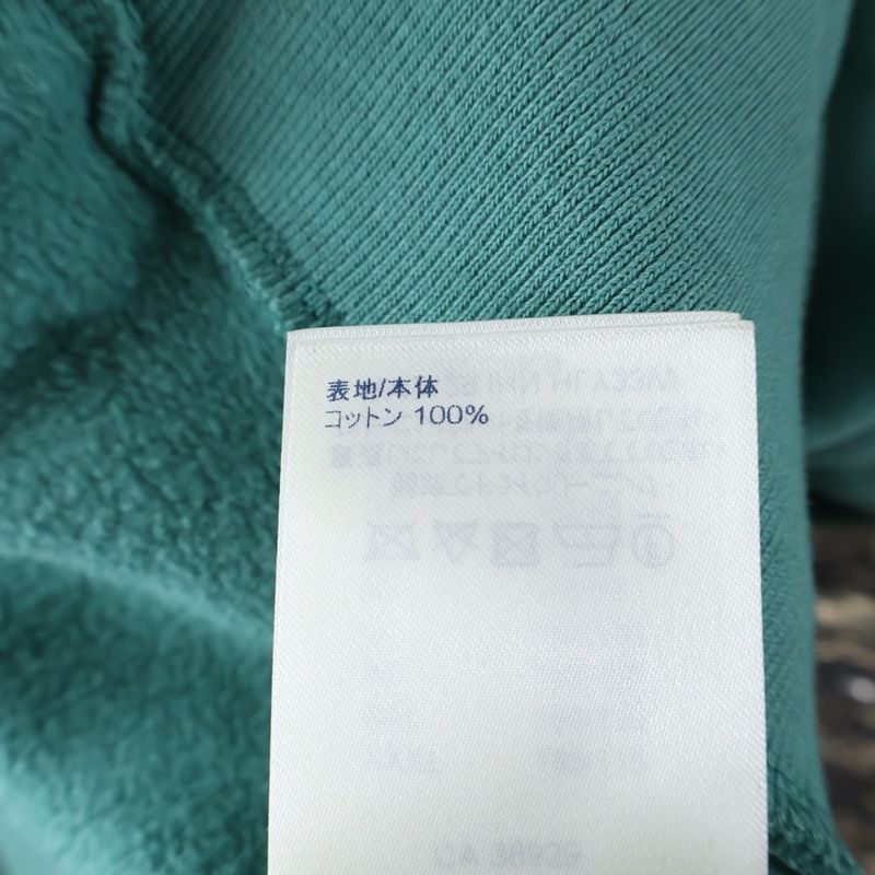 Louis Vuitton 21AW Signature Logo Embroidered Pullover Sweatshirt Hoodie Green