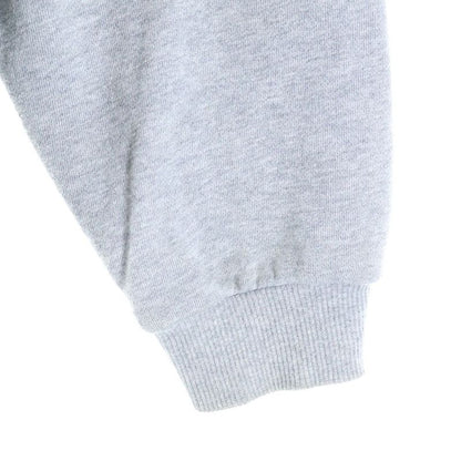 Celine 21AW Loose Hoodie Drawcord Logo Jacquard Pullover Sweatshirt Hoodie Grey